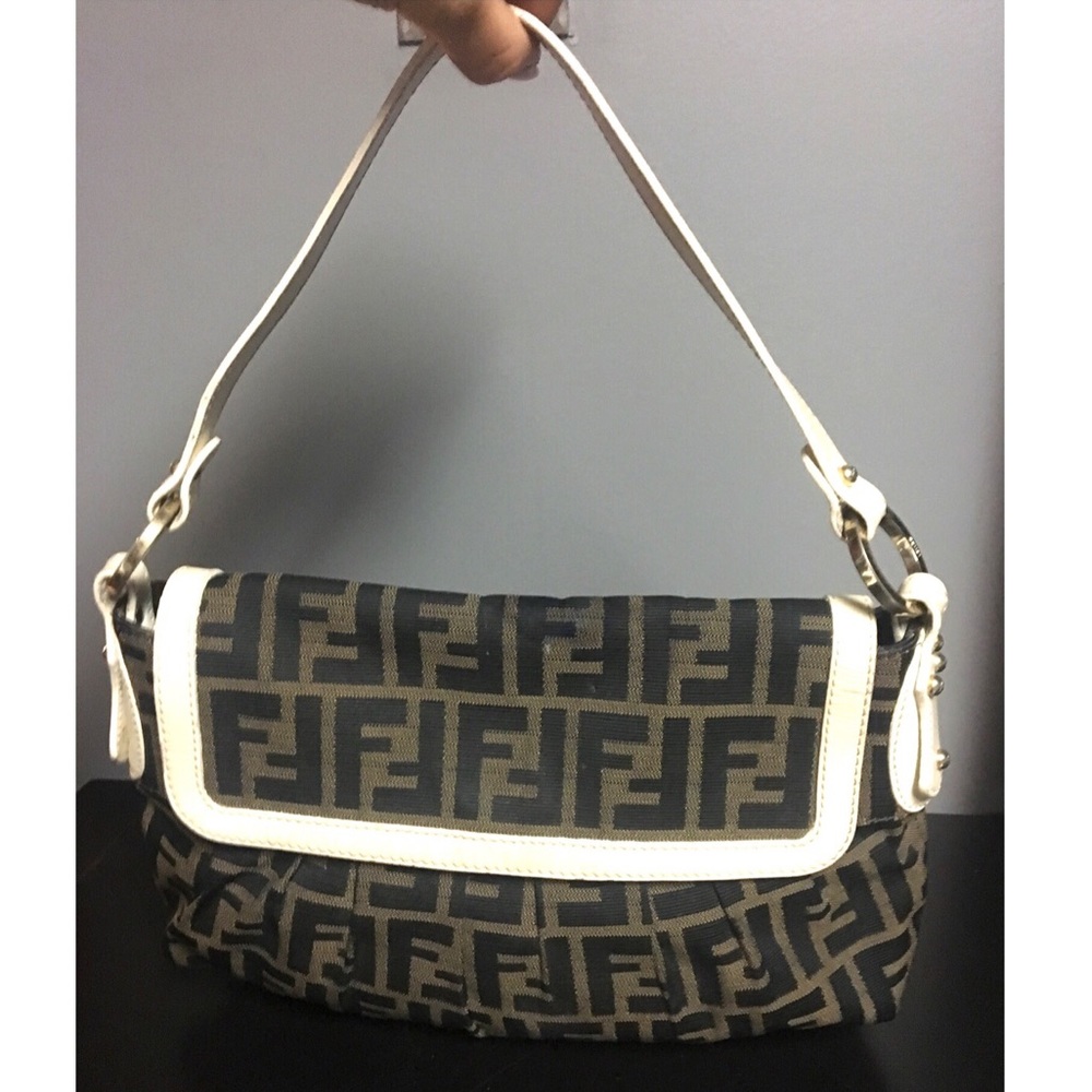 Fendi Zucca Chef Brown Multi Bag
